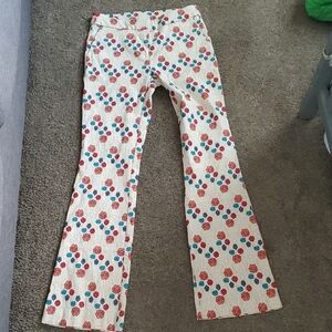 Floral Patterned Women's Jeans
